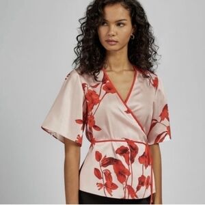 Ted Baker Melonyy Fantasia Wrap Top